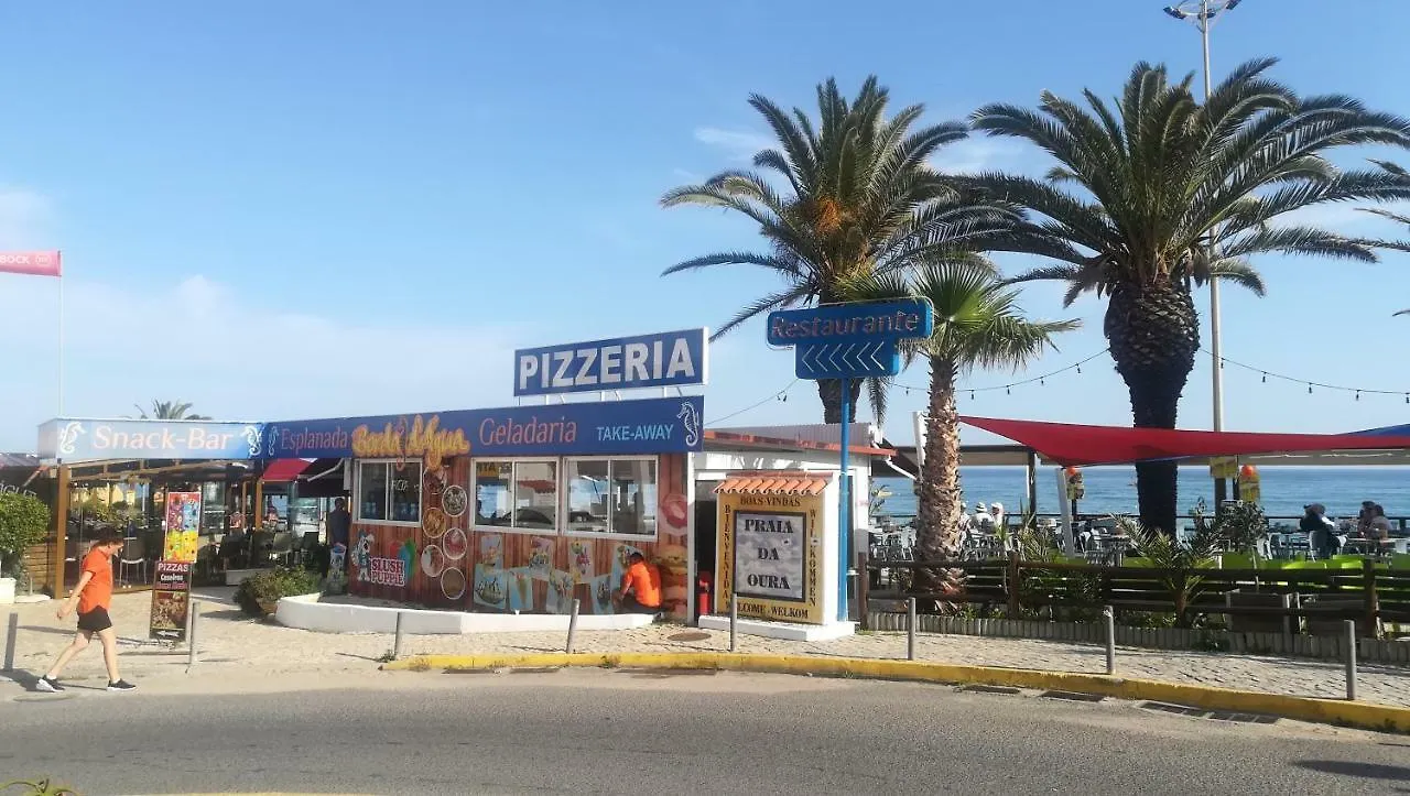 Beach Oura And Bars Albufeira
